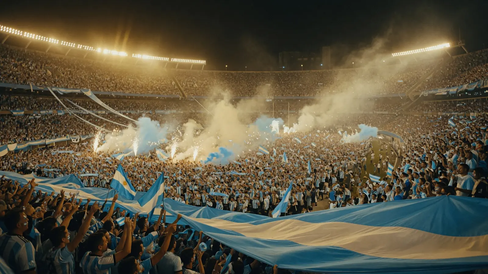 Arrowhead Stadium roars — Argentine fans pack Kansas City for the Group J opener with sky-blue flags and gold floodlights