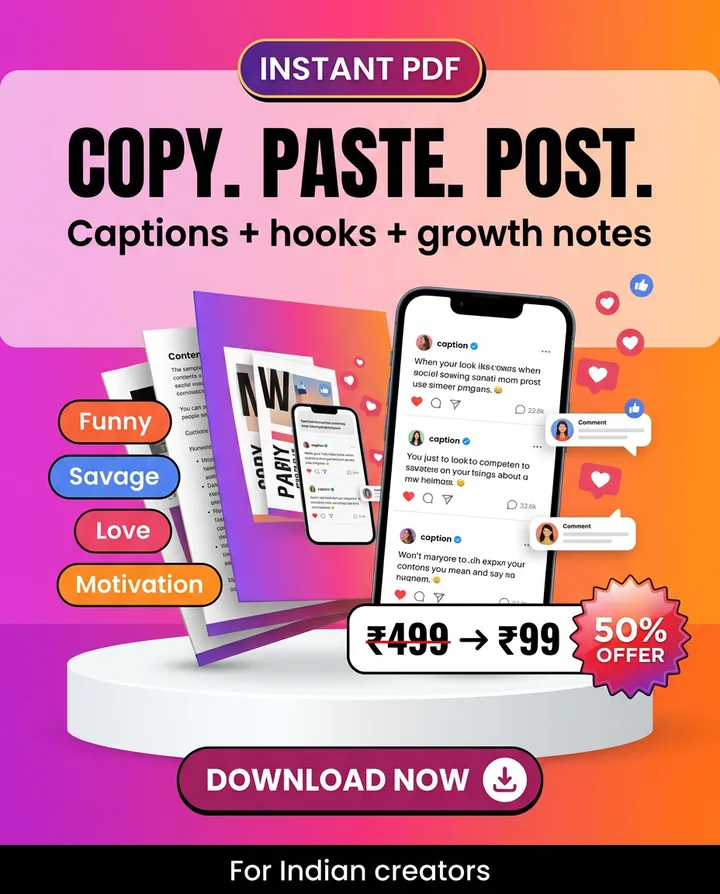 Copy, tweak and post style ebook preview with viral caption ideas and creator growth notes for Reels