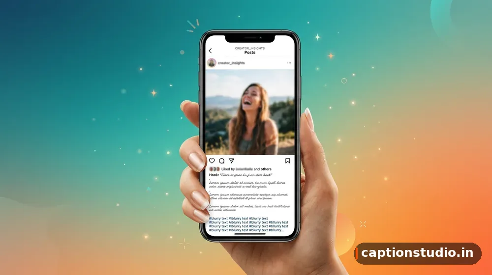 Instagram viral description copy paste examples 2026 on a phone