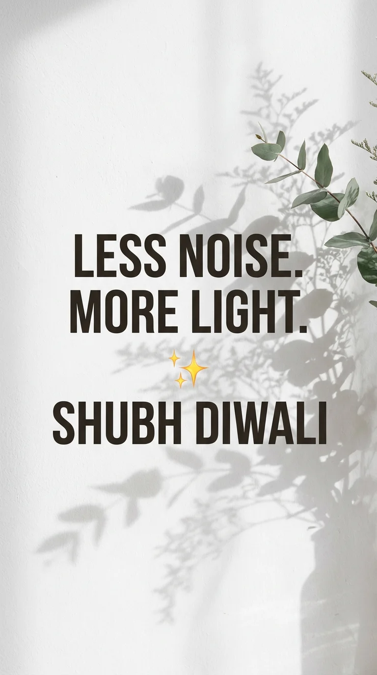 Less Noise More Light Quote Poster