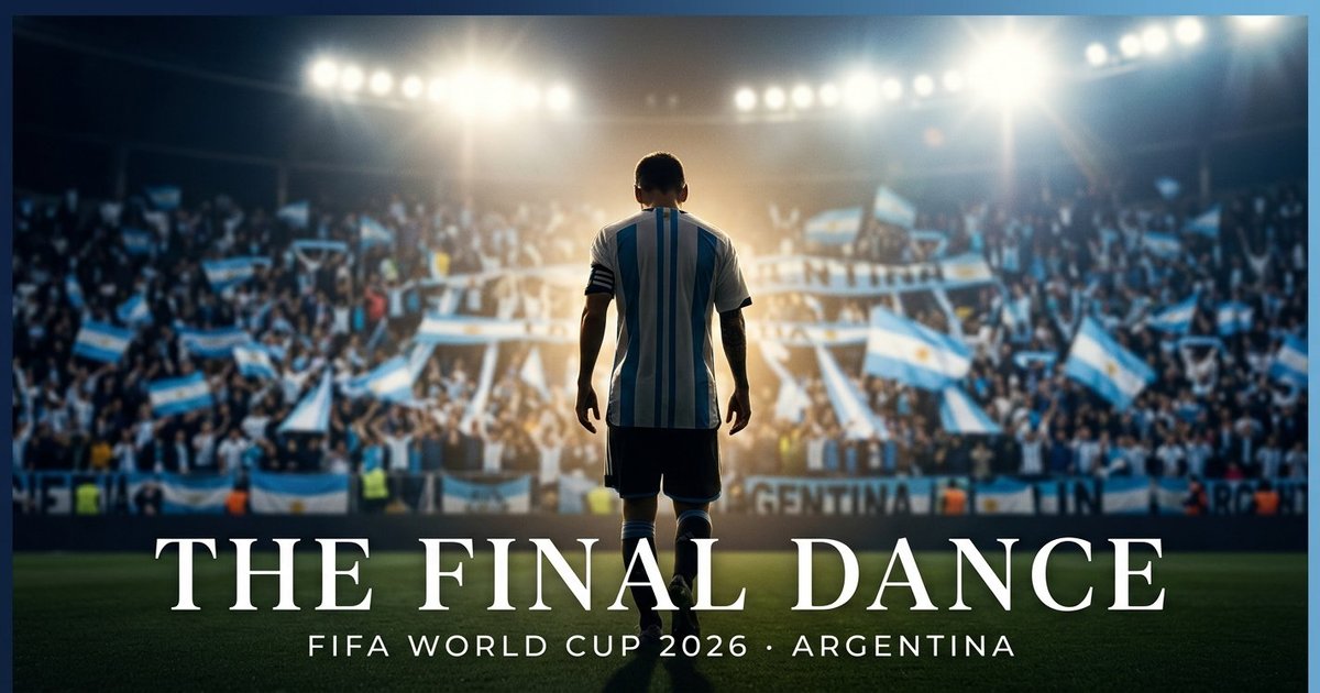 Lionel Messi last World Cup 2026 — Argentina captain in blue and white, final dance