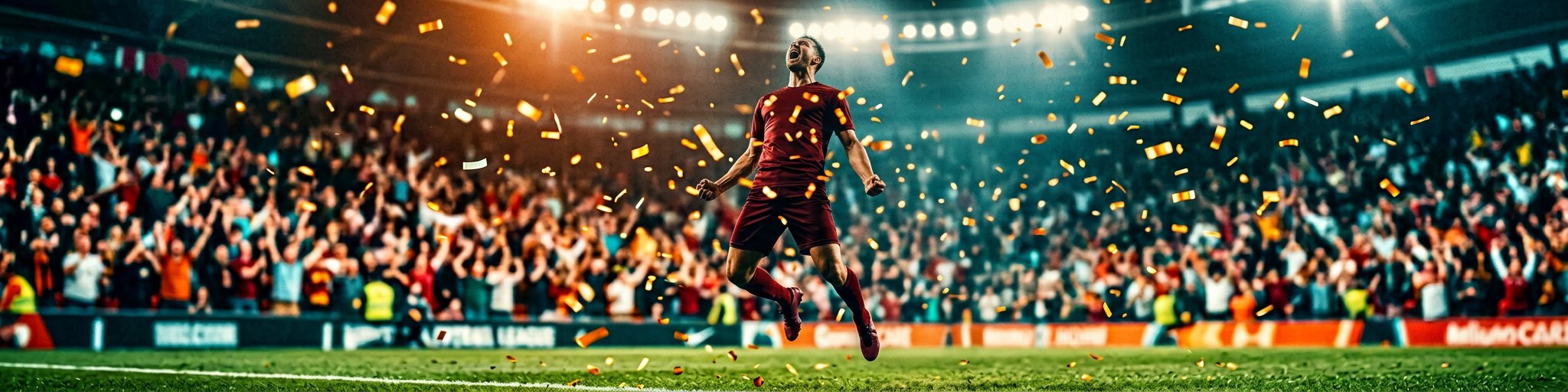 Cristiano Ronaldo SIUUU celebration jump dark red jersey stadium crowd 2026