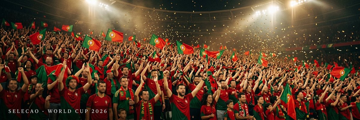 Portugal fans celebrate at FIFA World Cup 2026 — red and green Selecao supporters