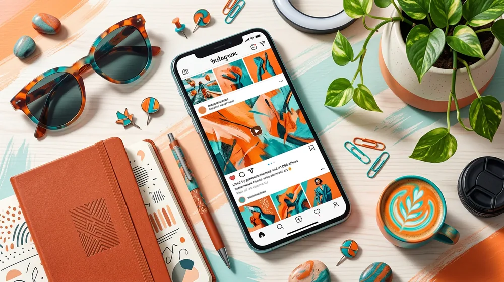 Trending Instagram captions 2026 displayed on a phone screen with aesthetic styling
